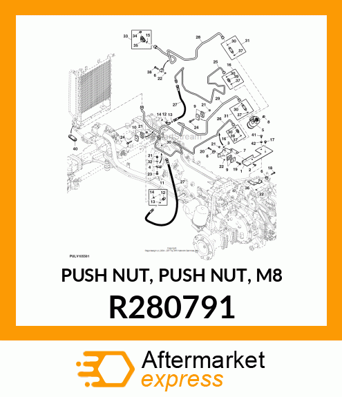 PUSH NUT, PUSH NUT, M8 R280791