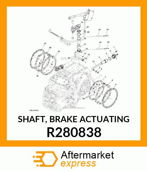 SHAFT, BRAKE ACTUATING R280838