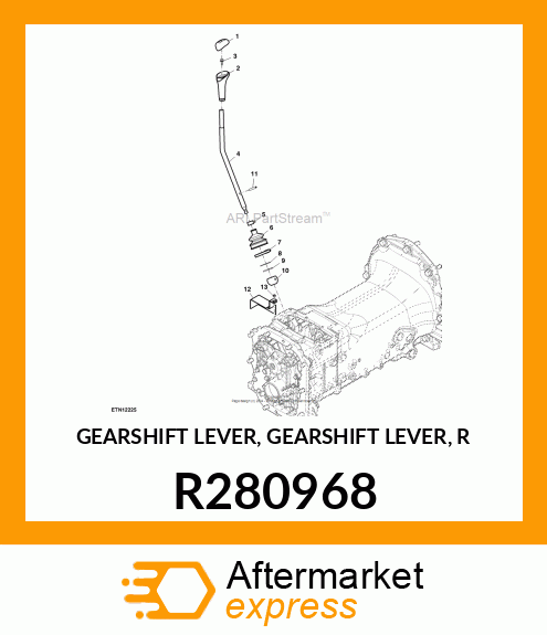 GEARSHIFT LEVER, GEARSHIFT LEVER, R R280968