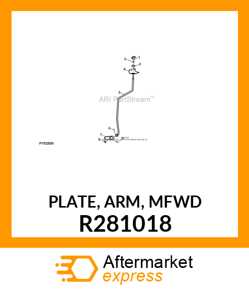 PLATE, ARM, MFWD R281018