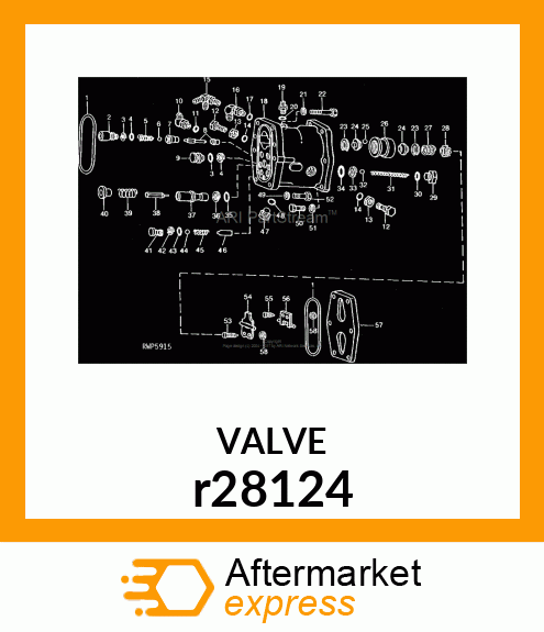 VALVE,ROCKSHAFT CONTROL r28124