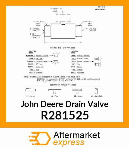 DRAIN VALVE R281525