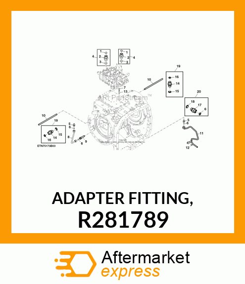 ADAPTER FITTING, R281789