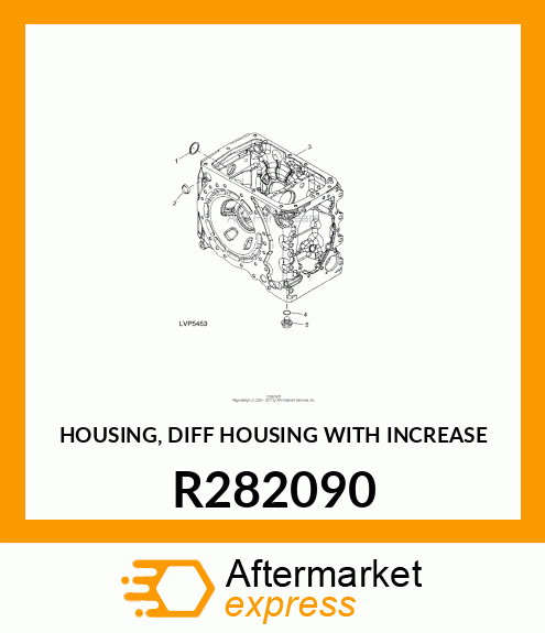 HOUSING, DIFF HOUSING WITH INCREASE R282090