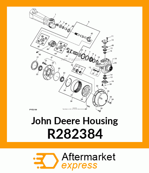 HOUSING, UNIVERSAL JOINT CENTRAL R282384