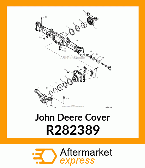 COVER, AXLE SHAFT SEAL R282389
