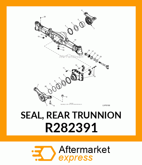 SEAL, REAR TRUNNION R282391