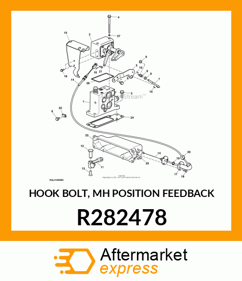 HOOK BOLT, MH POSITION FEEDBACK R282478