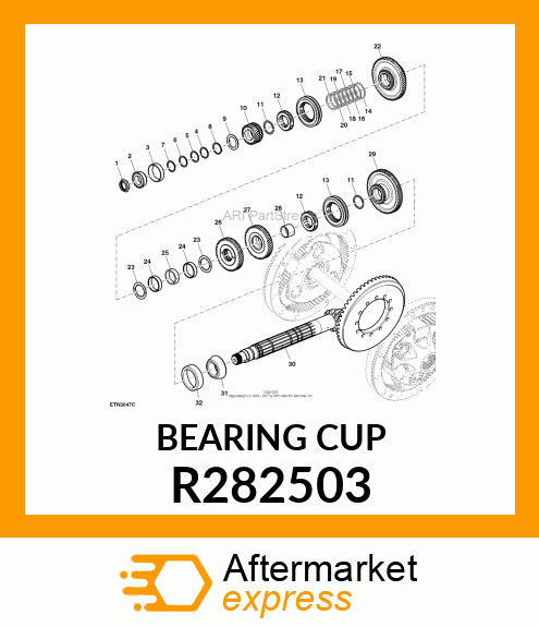 BEARING CUP R282503