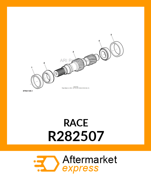 BEARING CUP, BEARING CUP R282507