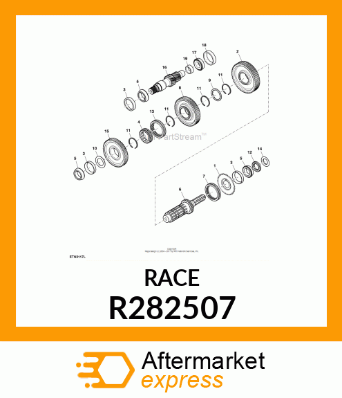 BEARING CUP, BEARING CUP R282507