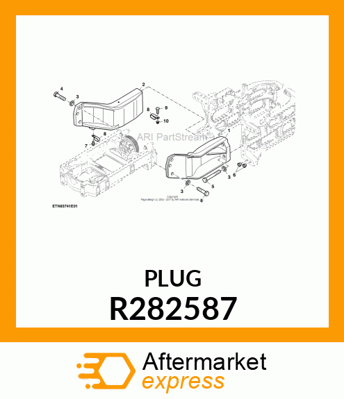 PLUG, DUST , FLANGE R282587