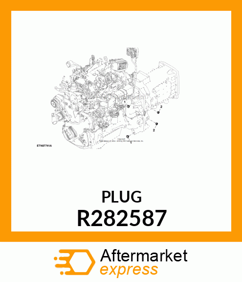 PLUG, DUST , FLANGE R282587