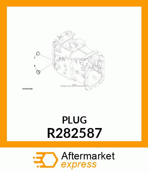 PLUG, DUST , FLANGE R282587