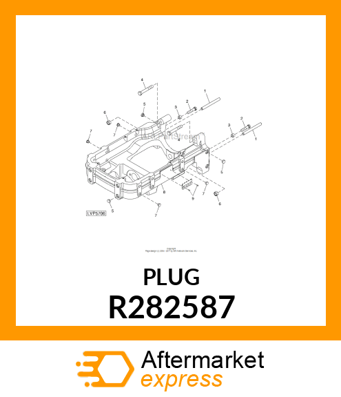 PLUG, DUST , FLANGE R282587