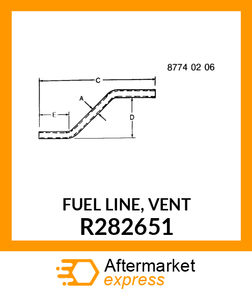 FUEL LINE, VENT R282651