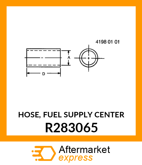 HOSE, FUEL SUPPLY CENTER R283065