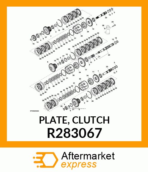 PLATE, CLUTCH R283067