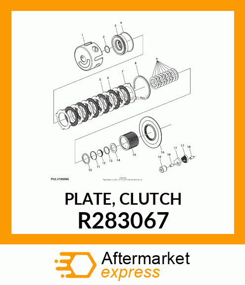 PLATE, CLUTCH R283067