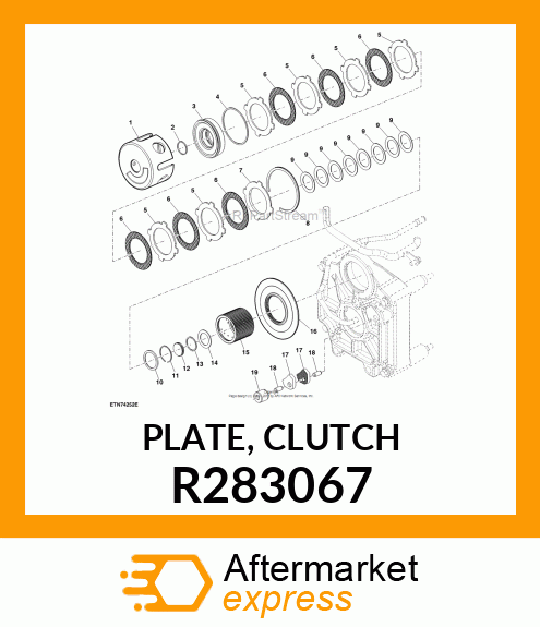 PLATE, CLUTCH R283067