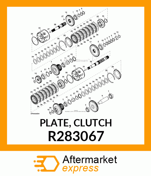 PLATE, CLUTCH R283067