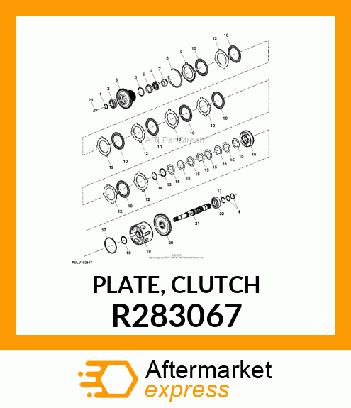 PLATE, CLUTCH R283067