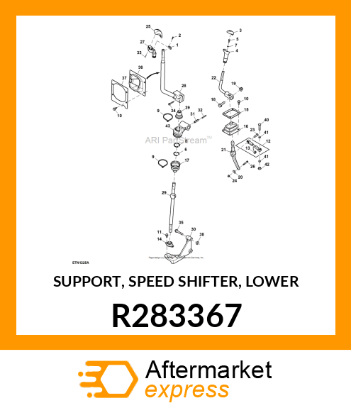 SUPPORT, SPEED SHIFTER, LOWER R283367