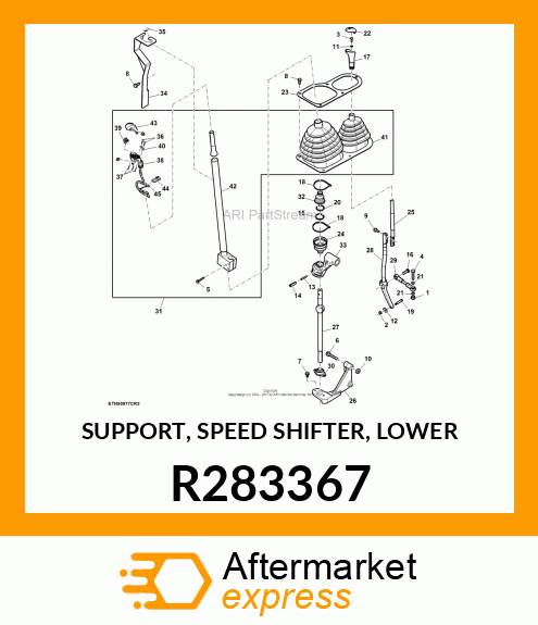 SUPPORT, SPEED SHIFTER, LOWER R283367