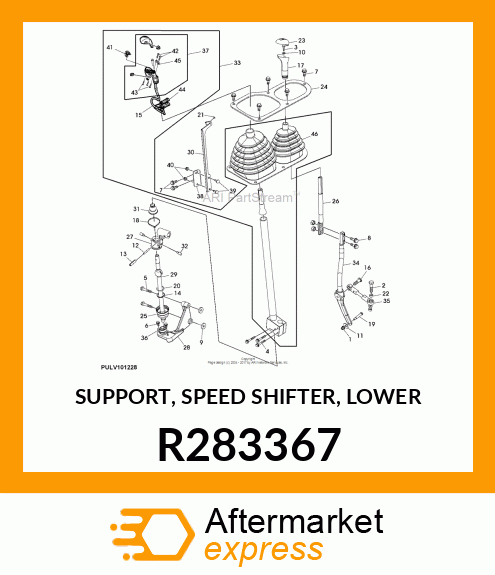 SUPPORT, SPEED SHIFTER, LOWER R283367