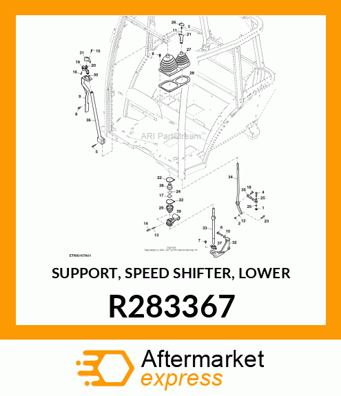 SUPPORT, SPEED SHIFTER, LOWER R283367