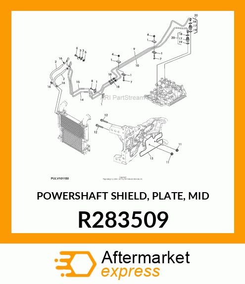 POWERSHAFT SHIELD, PLATE, MID R283509