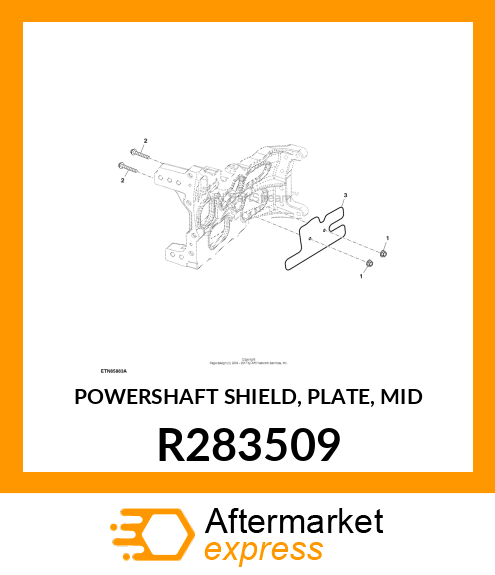 POWERSHAFT SHIELD, PLATE, MID R283509