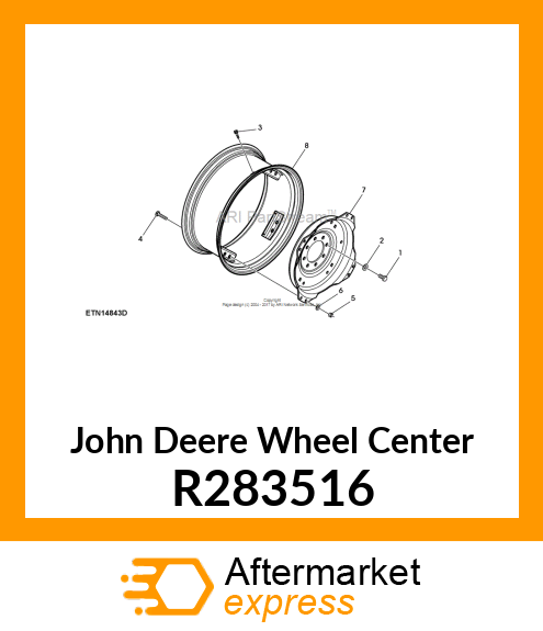 WHEEL CENTER, WHEEL CENTER, DISK, W R283516