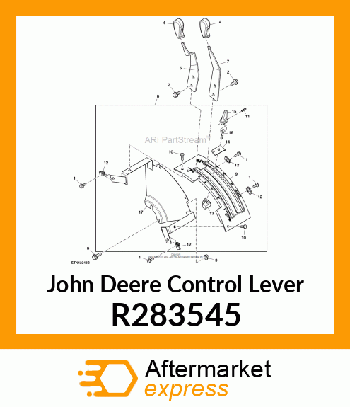 CONTROL LEVER, CONTROL LEVER, ROCKS R283545