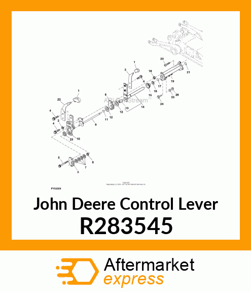 CONTROL LEVER, CONTROL LEVER, ROCKS R283545