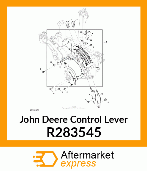 CONTROL LEVER, CONTROL LEVER, ROCKS R283545