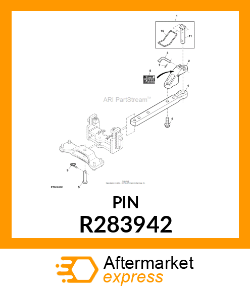 DRAWBAR, FRONT, PIN R283942