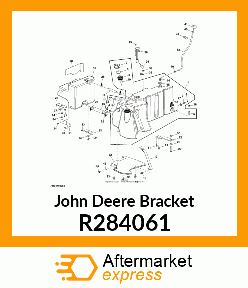 BRACKET, OUTER FUEL TANK, REAR R284061