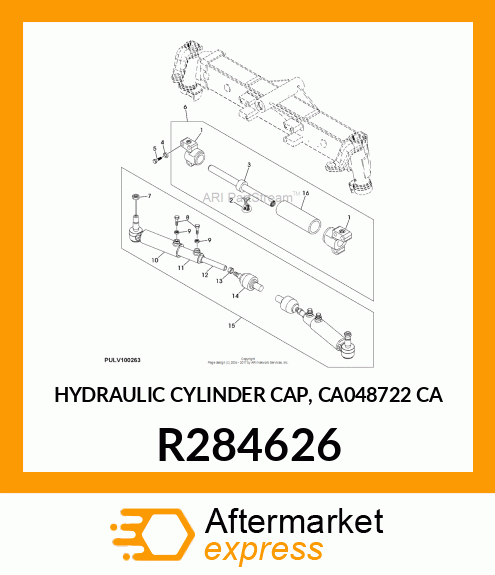 HYDRAULIC CYLINDER CAP, CA048722 CA R284626