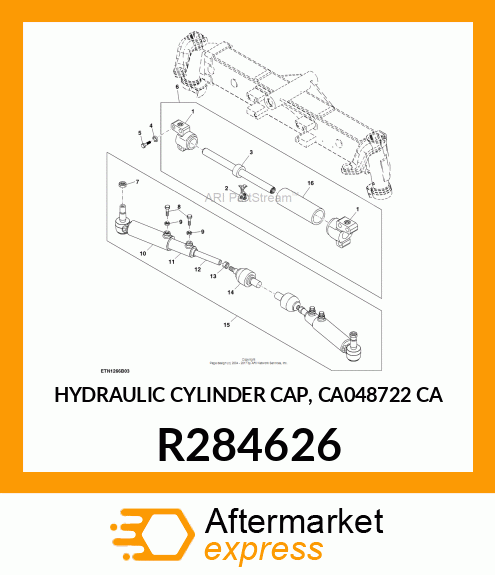 HYDRAULIC CYLINDER CAP, CA048722 CA R284626