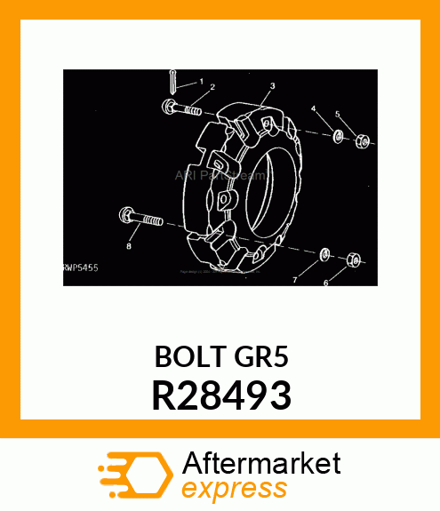 BOLT,SPECIAL ROUND HEAD R28493