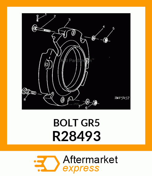 BOLT,SPECIAL ROUND HEAD R28493