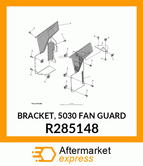 BRACKET, 5030 FAN GUARD R285148