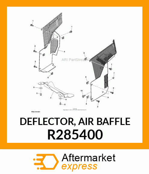 DEFLECTOR, AIR BAFFLE R285400