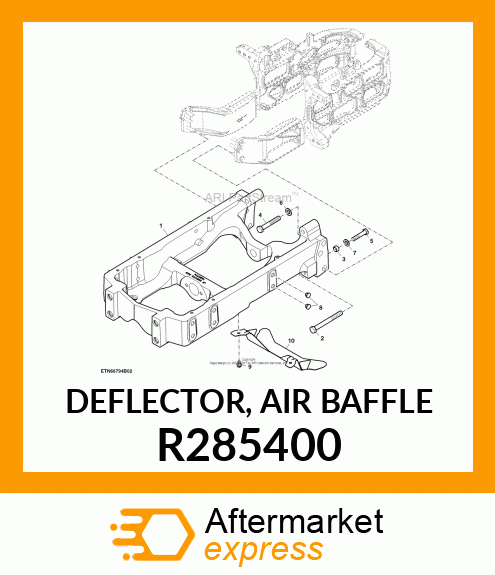 DEFLECTOR, AIR BAFFLE R285400