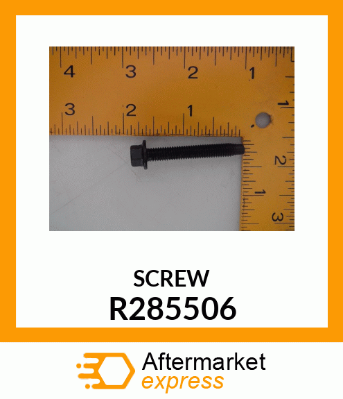 SCREW, HEX FLANGE HEAD, THREAD ROLL R285506