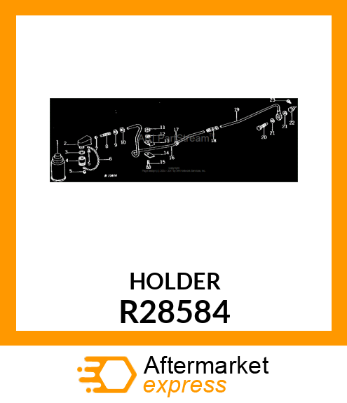 HOLDER,SPRAY NOZZLE R28584