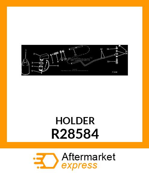 HOLDER,SPRAY NOZZLE R28584