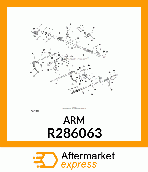 ARM, SHIFT ARM R286063