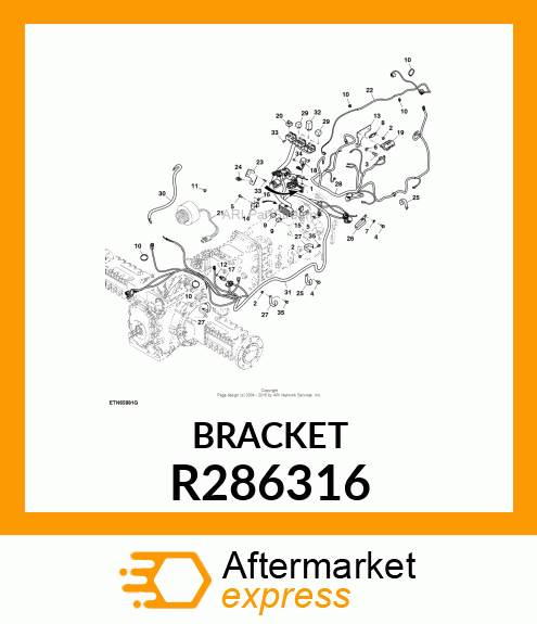 BRACKET, BRACKET, FUSE BOX MOUNTING R286316